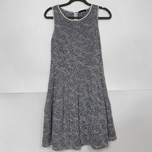 Tommy Hilfiger A-line floral embroidery dress